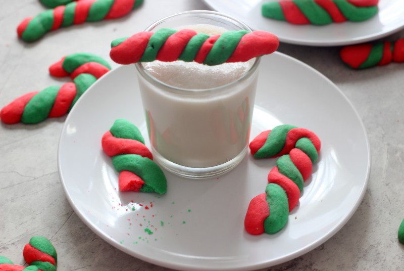 Peppermint Candy Cane Cookie