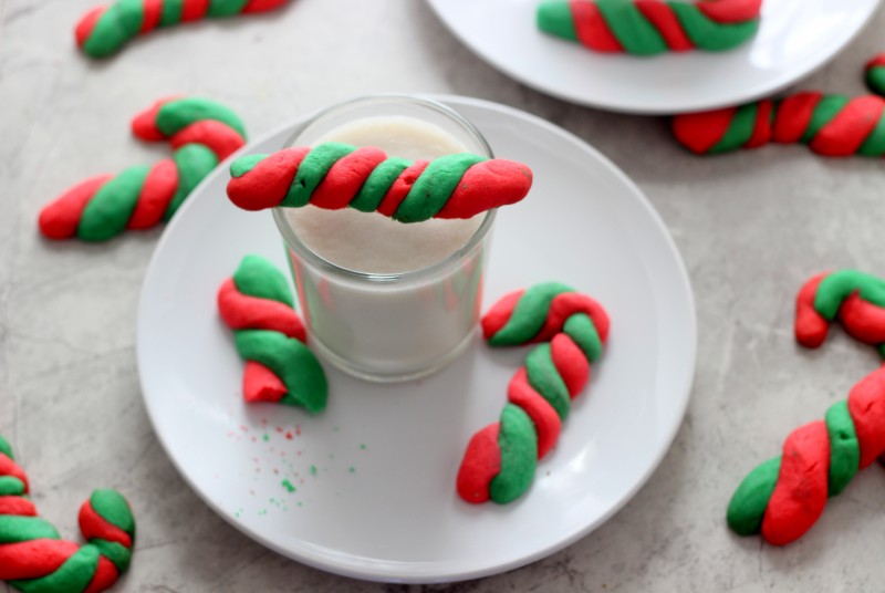 Peppermint Candy Cane Cookie