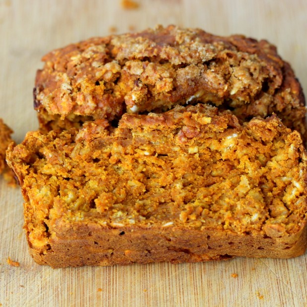 Oatmeal Pumpkin Cake Bread