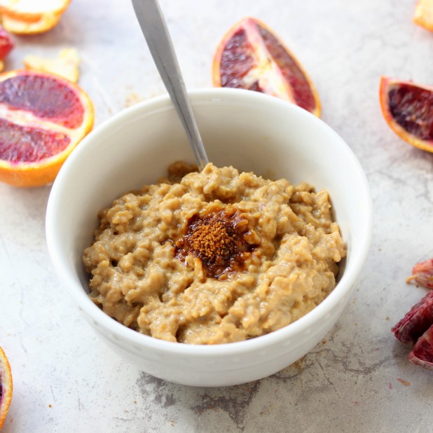 Creamy Oatmeal Porridge With Coconut Sugar