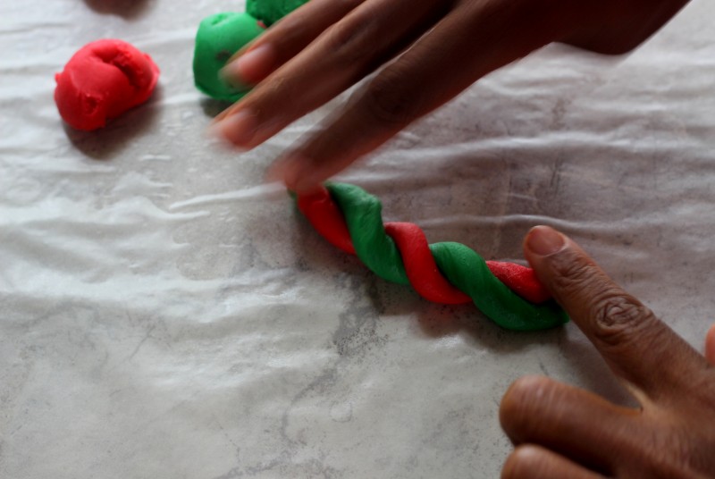 Peppermint Candy Cane Cookie