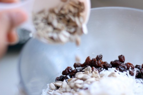 Oatmeal Cinnamon Raisin Squares (No Bake)