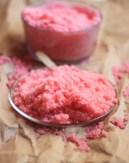 Pretty in Pink Body Scrub (Homemade)