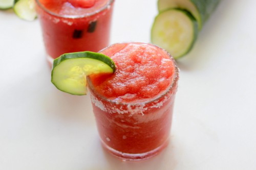  Frozen Watermelon Cucumber Aqua Fresca