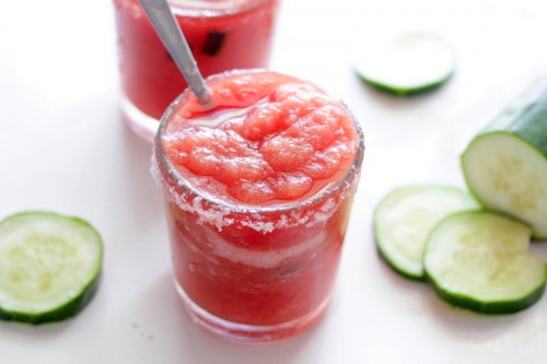  Frozen Watermelon Cucumber Aqua Fresca