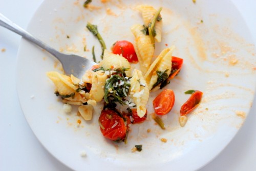 Cherry Tomato Spinach Pasta Recipe