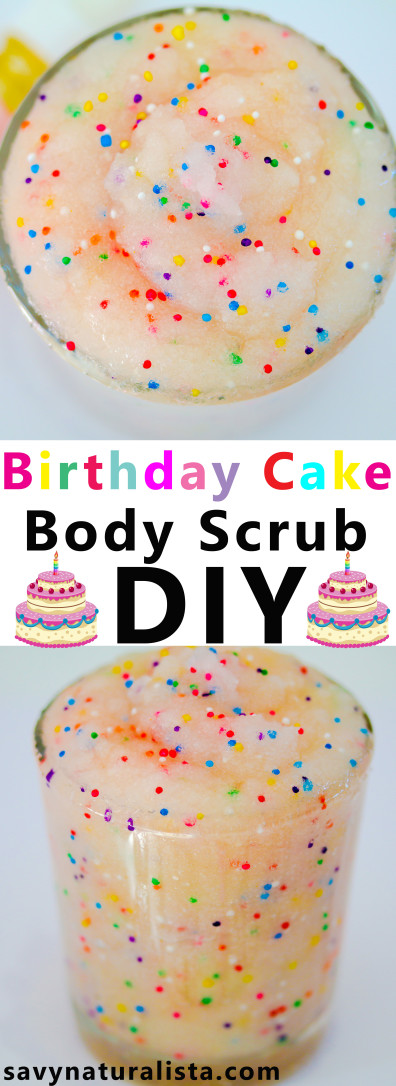 Made with real sprinkles and lovely notes of vanilla this all natural birthday cake boy scrub is perfect for the savy naturalista to soften the skin.