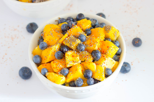 Chia Blueberry Mango Salad