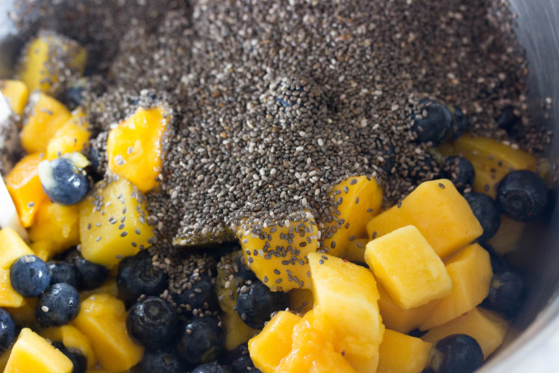 Chia Blueberry Mango Salad