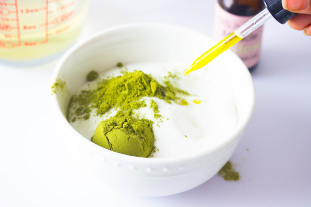 Green Tea Body Scrub Cups 