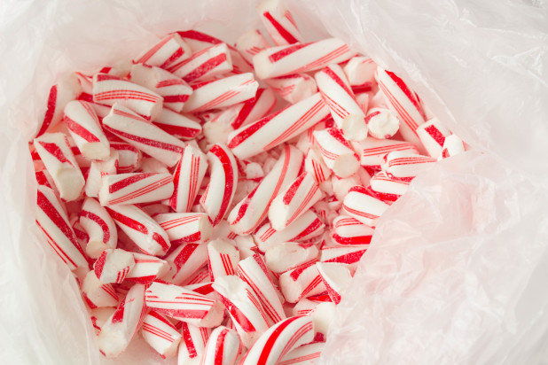 Chocolate Peanut Butter Candy Cane Swirl Bread 