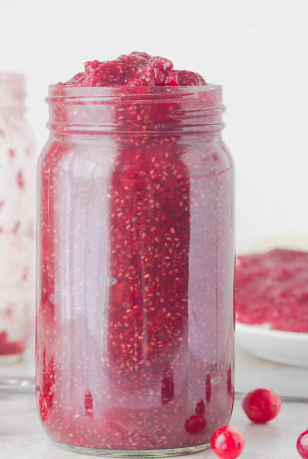 Cranberry Cinnamon Chia Jam