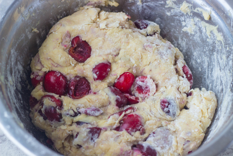 Low fat Fresh Cherry Scones