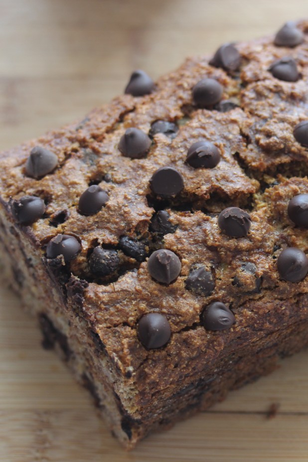 Banana Chocolate Chip Quinoa Bread