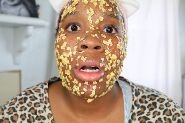 Oatmeal is not only good for you, but it can be a natural cure to remove those black heads. The honey is use to soften the black heads while rolled oats scrub them away!  