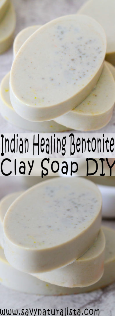 This easy Indian Healing Bentonite Clay Soap only requires four ingredients. It’s an all-natural tutorial that is perfect to give your skin an easy glow! 