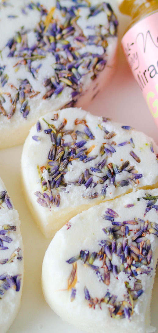 Perfect Five ingredients lavender bath truffles make a luxuriously moisturizing, versatile bath melt, bubble bar or bath bomb. Perfect for gifts or for treating yourself! 