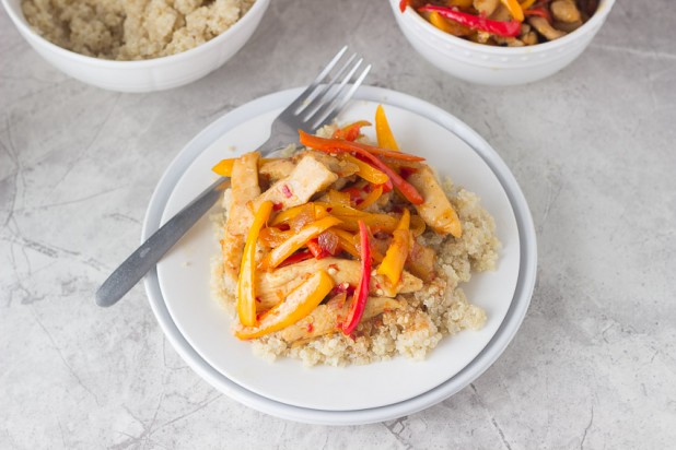 Lean Chicken and Sweet Pepper Stir Fry