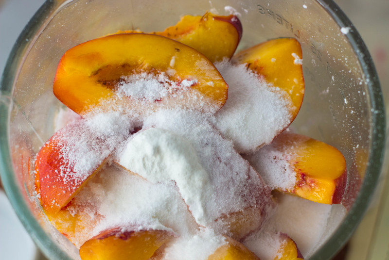 Nectarine Ice Cream