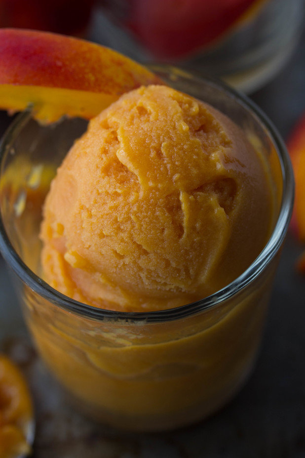 Nectarine Ice Cream