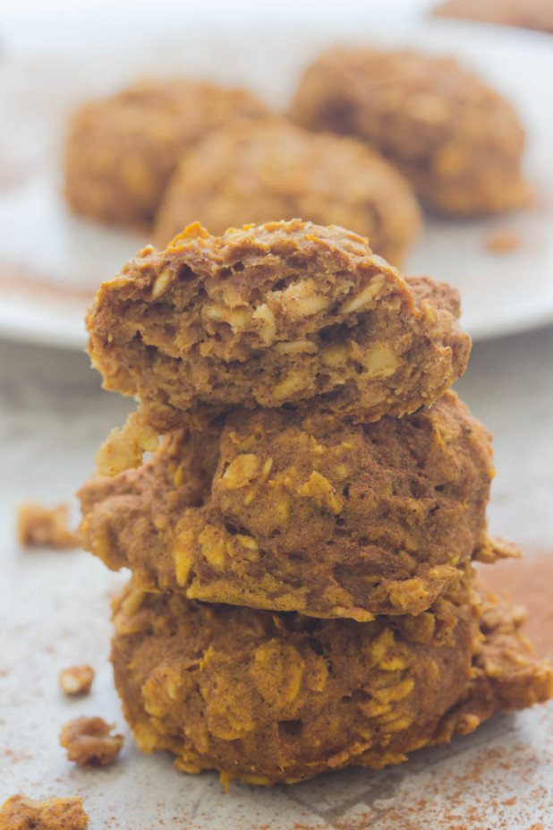 Oatmeal Pumpkin Breakfast Cookies