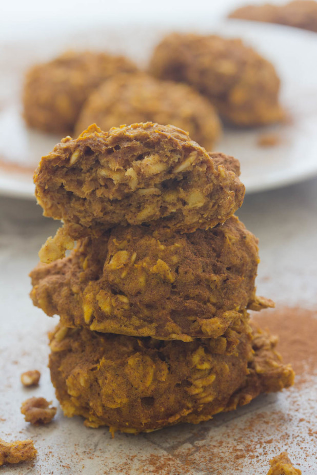 Oatmeal Pumpkin Breakfast Cookies