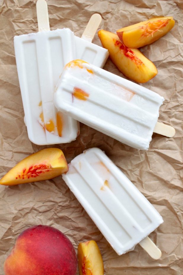  Not only are these peaches and cream popsicles simple to create but these popsicles will sustain all your sweet and creamy cravings.   