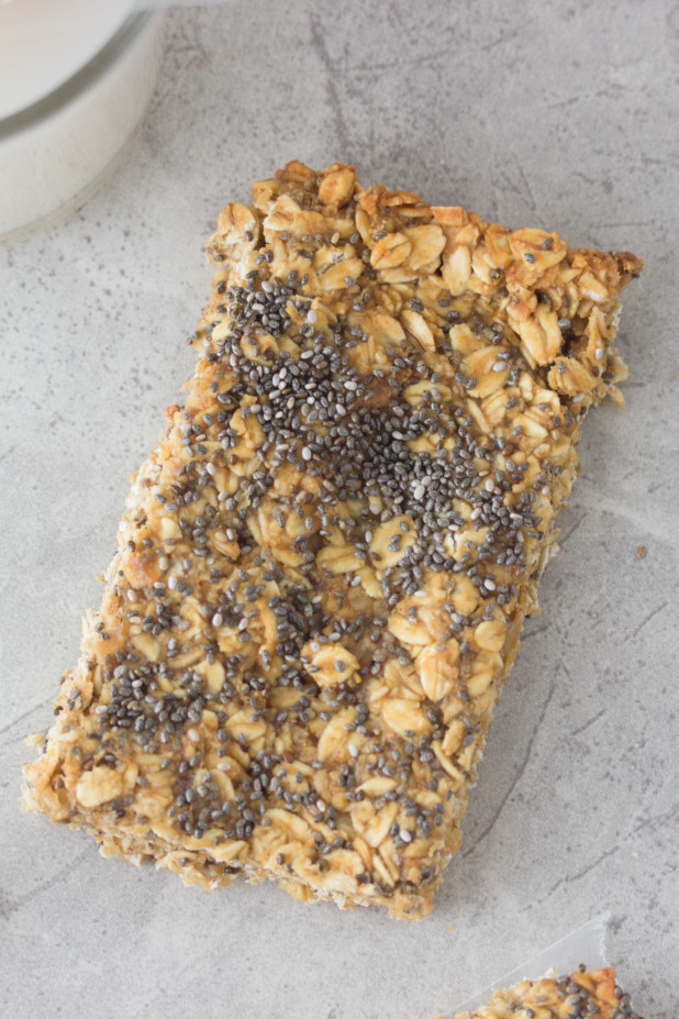 Peanut Butter Chia Granola Bars