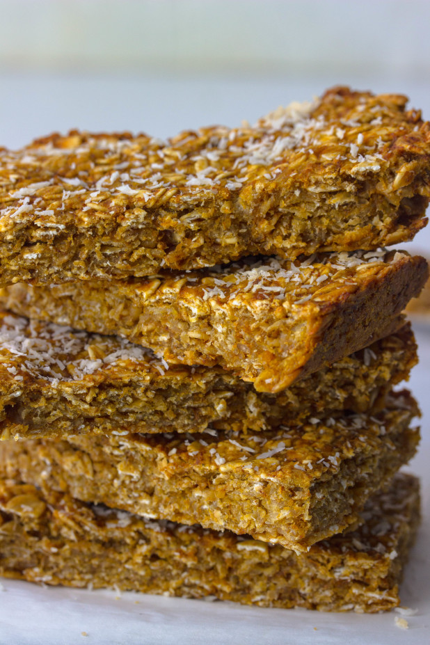 Pumpkin Banana Bread Bars 