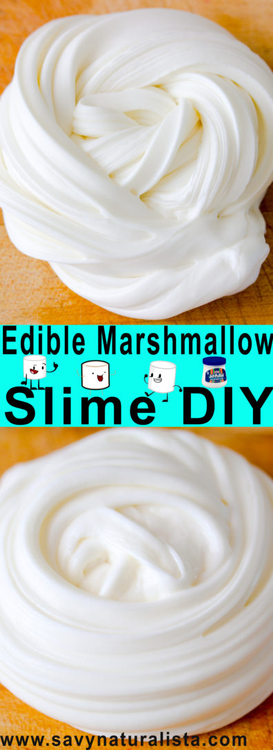 With only four major ingredients Edible Marshmallow slime is not only easy to make. It's fun to play with and tastes so good! 