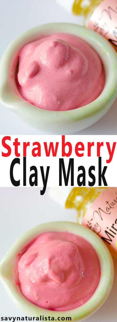 Make this easy all natural strawberry clay mask DIY is high in vitamin C and full of rich antioxidants with only a few major ingredients.