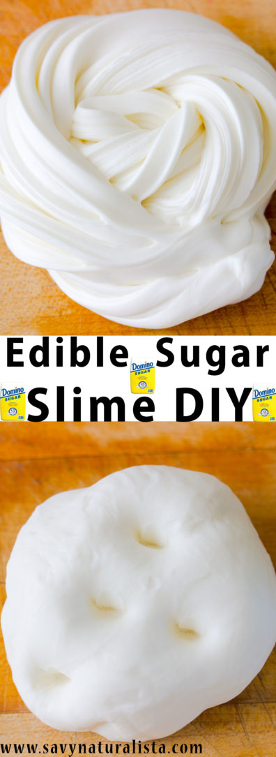 Edible sugar slime requires a few easy pantry ingredients that anyone can find. This edible sugar slime is not only fun to play with but easy to make!