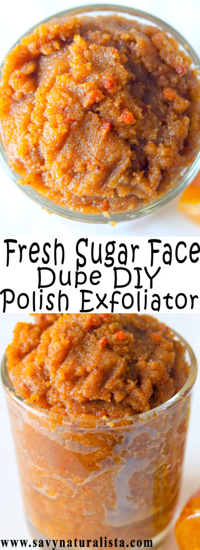 Sugar Face Polish Scrub is a wonderful dupe of Fresh Sugar Face Polish that is all natural and won't break the bank!