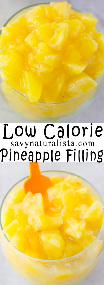 Simple five minute filling, that's perfect for cakes and pies all natural,healthy creamy low fat sugar free pineapple filling!!