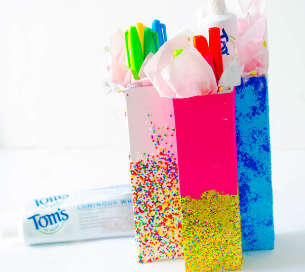 DIY Toothpaste Boxes