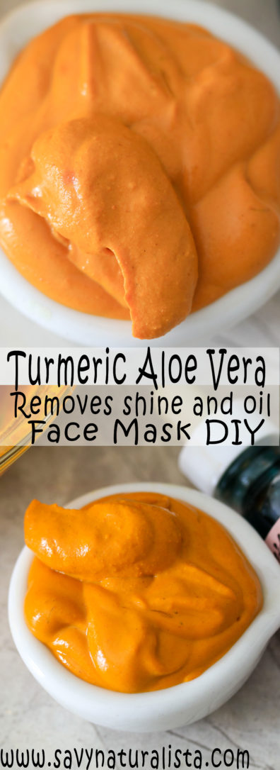 This natural face mask only requires two ingredients to remove oil and shine, perfect for those with oily skin.  