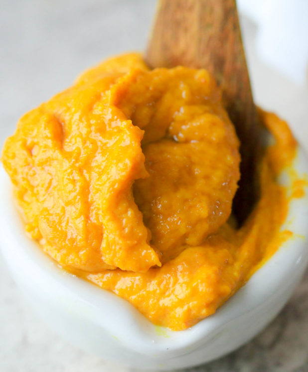 This all-natural facial scrub is made with turmeric powder and is the perfect DIY to get rid of acne and black heads.  