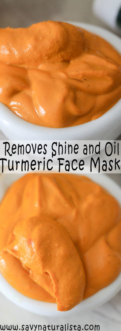 This natural face mask only requires two ingredients to remove oil and shine, perfect for those with oily skin.  