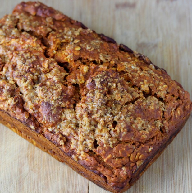 Oatmeal Pumpkin Cake Bread