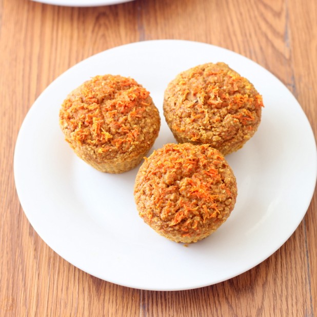 Carrot Breakfast Muffins (Sugar Free)