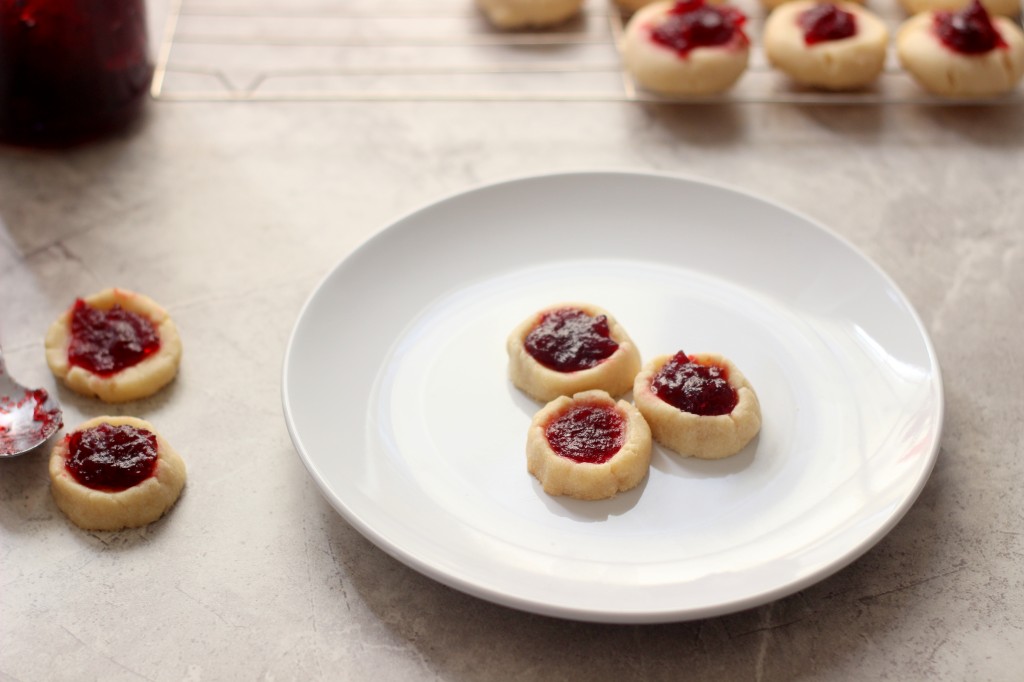 Cranberry Jam Thumbprints