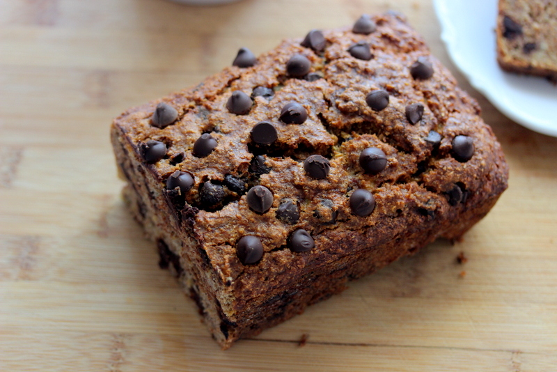 Banana Chocolate Chip Quinoa Bread