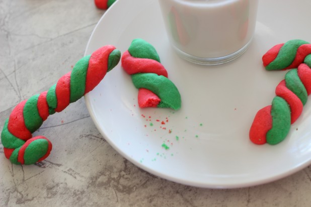 Peppermint Candy Cane Cookie