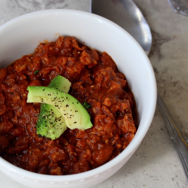 Lean Ground Chicken Chili