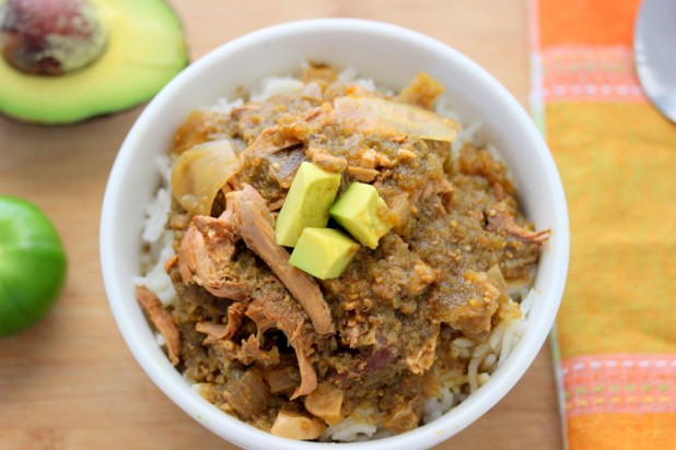 Green Chili Chicken Stew (Tomatillo Stew)