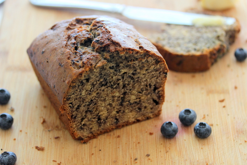 Blueberry Puree Quick Bread