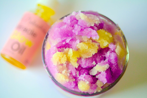 Black Raspberry Vanilla Body Scrub is the perfect bath and body works copy cat scrub to cleanse skin and remove dead skin cells it's a savvy way to make this scrub in big batches and save money!