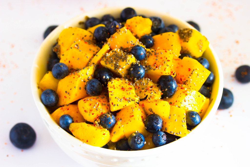 Chia Blueberry Mango Salad