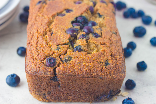 Flourless Blueberry Bread