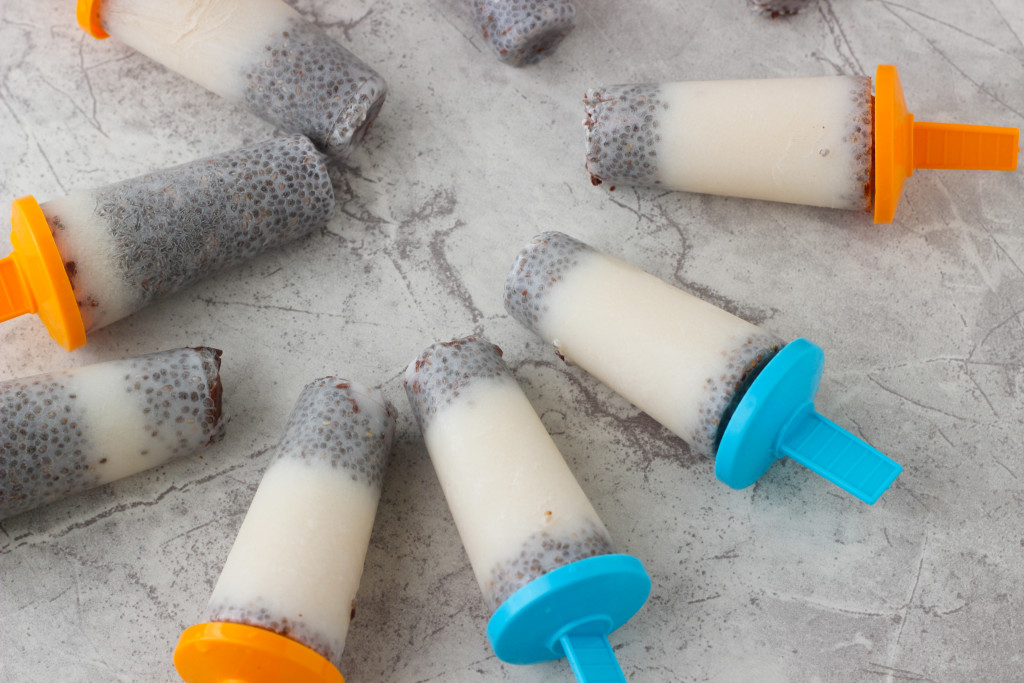 Creamy Chia Popsicles